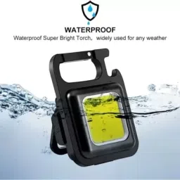 Keychain LED Light Magnetic COB Light_for Fishing_Walking, Outdoors & Camping 5 hrs Bulb Emergency Light-picture-28