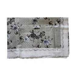 Kuber Industries Grey Printed 4-Seater Rectangle Table Cover image 4