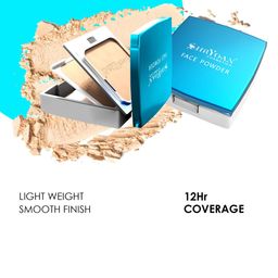 SHRYOAN Lightweight Oil Control 12 Hr Coverage SPF20 Face Compact Powder 24 g - Shade 02 image 4