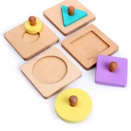 Premium Wooden Blocks Matching Board| Educational Shape Sorter for Kids-image-60