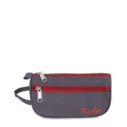 Kuber Industries Grey Canvas Toiletry Organizer and Carrying Strip image 4