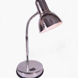 3-in-1 Metal Chrome Finnish LED Bulb Included with Extra Brightness Study Lamp-33