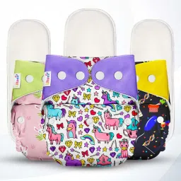 Premium Cloth Diaper with Side Leakage Protection for Baby's Comfort-22