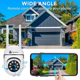 ApnaCam WiFi Mini PTZ live view 2 way audio motion alert SD Card support night vision Security Camera image 4