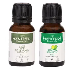 The Mani Pedi Essentials Set Of 2 Grey Rosemary & Lemon Aroma Oil Diffusers 15 ml-12