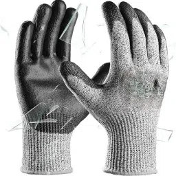 Cut Resistant Level 5 Protection Hand Safety Gloves for Cutting, Fish Fillet Synthetic, Polyester Safety Gloves-image-62