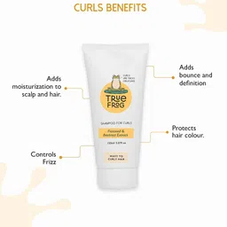 TRUe FRoG For Curls Shampoo with Flaxseed & Beetroot Extract - 150 ml image 3