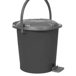 Kuber Industries Grey Durable Pedal Dustbin With Handle -7Ltr image 4