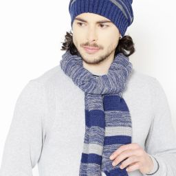 TinyTales Self Design Men Muffler-image-2
