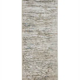 OBSESSIONS Beige & Cream Coloured Abstract-Printed Anti-Static Floor Runner image 4