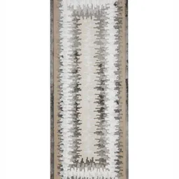 OBSESSIONS Beige Abstract-Printed Anti-Static Floor Runner image 2