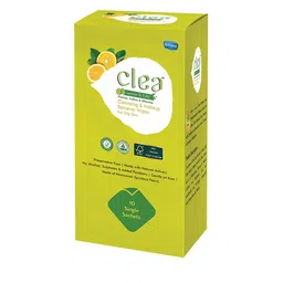 Clea Set of 7 Lemon & Tulsi Cleansing & Makeup Remover Wet Wipes - 10 Pulls each image 2