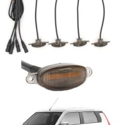16LED Amber Waterproof Fancy Car Front Grill Light For Universal-X5 Car Fancy Lights-image-4