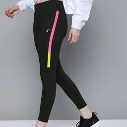 hrx by hrithik roshan Solid Women Black Tights-picture-29