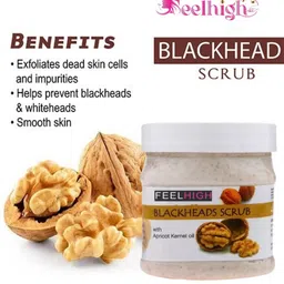 FEELHIGH Set of De Tan & Blackheads Scrub For Face & Body - 500 ml Each image 4