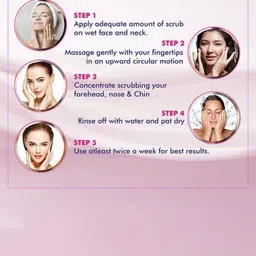 FEELHIGH Set of 2 Aloevera Scrub with Multi Fruit Enzymes for Face & Body - 500 ml Each image 2