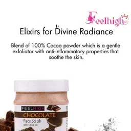 FEELHIGH Set De Tan & Chocolate Scrub for Face & Body - 500 ml Each image 3