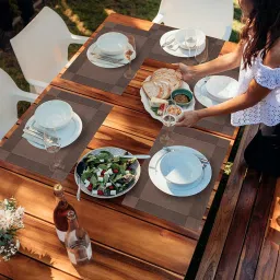 yelona Rectangular Pack of 6 Table Placemat image 5