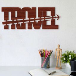 Travel Brown MDF Wall Art by Art Street-picture-31