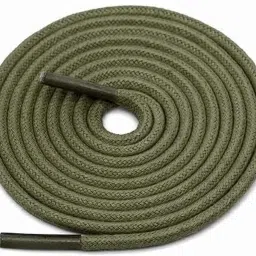 FEELPZONE 4 Pair Army Green Owal shoes laces wid Shoe Lace-image-89