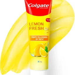 Lemon Fresh Gel Tooth Paste Fights Yellowness of Teeth - New Fresh Flavor Toothpaste-image-42
