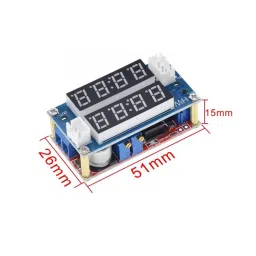 XL4015 5A Variable Voltage & Current Step Down Power Module with DUAL LED Display image 3