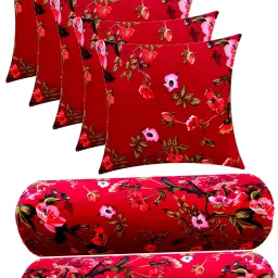 Microfibre Floral Bolster Pack of 7-11