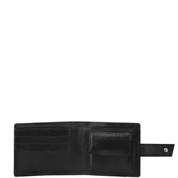 LOREM Men Abstract Textured Two Fold Wallet with SIM Card Holder image 5