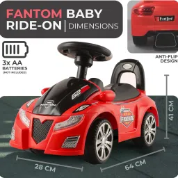 kids first step Musical Car With Multicolour Lights | Push Ride On | Perfect for Kids 1-4 Years image 5