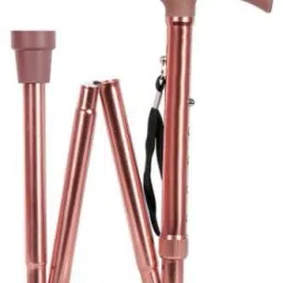 Foldable imported Brown Walking Stick-0