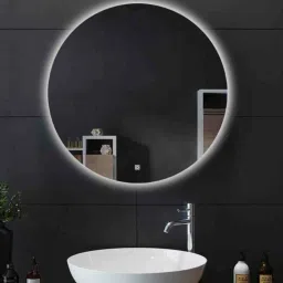21x21 Inch LED Wall Mirror Glass with Touch Sensor Lights for Home Decor HS23 Bathroom Mirror-image-79