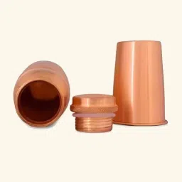 evergrow Copper Bottles For Water Drinking 2 Liters (1 liter each) combo set of 2 1000 ml Bottle image 3