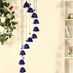 12 bell Ceramic Windchime-image-76