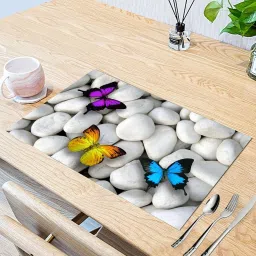 star weaves Rectangular Pack of 6 Table Placemat image 2