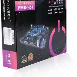 powerx 01 LGA 1155Socket ATX Intel H61 Chipset DDR3 Motherboard for Desktop-27