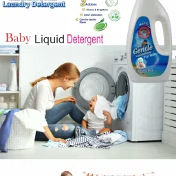 Baby laundry liquid detergent 1 liter, washing liquid for Baby Clothes Lime Liquid Detergent-image-75