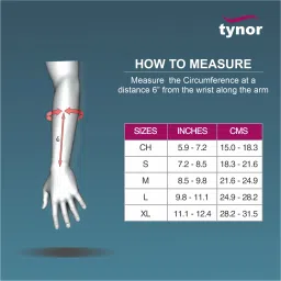 tynor Wrist & Forearm Splint, Grey, Right, Child, 1 Unit Wrist Support image 4