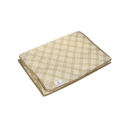 Kuber Industries Yellow 2 Pieces Rectangular Checked Print Non Woven Saree Organisers image 4