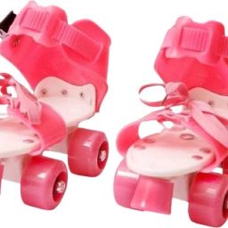 Adjustable Roller Skates (Pink) Quad Roller Skates - Size 1 - 6 UK-image-75