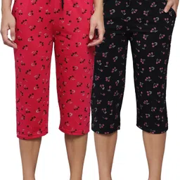 fit n fame Women Multicolor Capri-picture-15