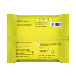Clea Set of 4 Lemon & Tulsi Cleansing & Makeup Remover Wet Wipes - 25 Pulls each image 2