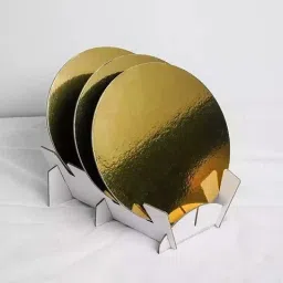 10 INCH Round Cake Board Paper Cake Server (Gold, Pack of 10) Paper Cake Server-22