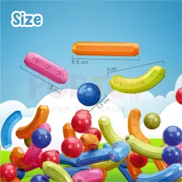 poptop POPSTICK Magnetic Building Blocks 32 pcs (FOR 3 +YEARS AGE)) (Multicol image 2