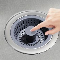 Kitchen Sink Plastic Pop-Up Strainer-image-27
