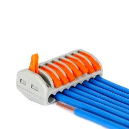 PCT-218 0.08-2.5mm 8 Pole Wire Connector Terminal Block with Spring Lock Lever for Cable Connection image 4
