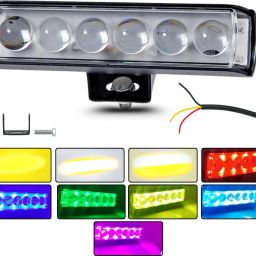 40 Watt Dual Color Fog Light with RGB & Flash Modes Fog Lamp Car, Motorbike, Truck, Van LED (9 V, 40 W)-image-15
