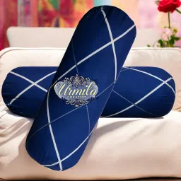 Round Microfibre Geometric Bolster Pack of 2-15