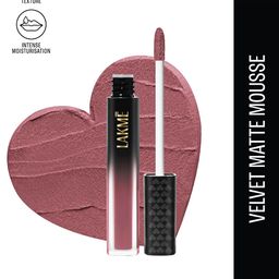 Lakme Xtraordin-airy Velvet Matte Lip Mousse with Cocoa Butter 4.6 g - Date Night Pink-56