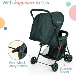 luvlap Apollo Stroller with Multi-Position Recline, Lightweight, 3-Point Safety Harness Stroller image 5