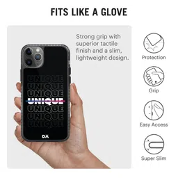 DailyObjects Black Unique Stride Printed 2.0 iPhone 11 Pro Case Cover image 4
